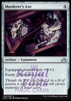 Murderer's Axe 4x FOIL SOI MTG Shadows Over Innistrad Uncommon MINT artifact - Image 1