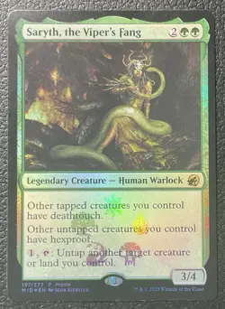 Saryth, the Viper's Fang (FOIL) x1 - MTG Innistrad: Midnight Hunt MID #197/277 - Image 1