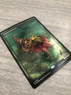 MTG Magic Gigantosaurus #718 x 1 - DFDN - FOIL Textless Full Art FREE SHIPPING - Image 2