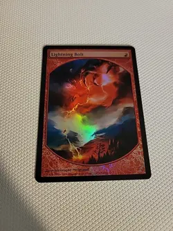Lightning Bolt Magic Player Rewards Foil LIGHTLY PLAYED MTG - Image 1