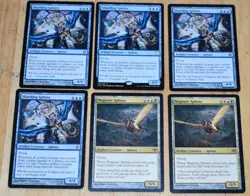 MTG 6x Rare Artifact Creature SHARDING SPHINX & MAGISTER SPHINX - Image 1