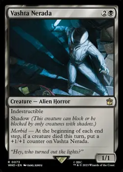 MTG Vashta Nerada - Foil, Light Play, English Universes Beyond: Doctor Who - Image 1