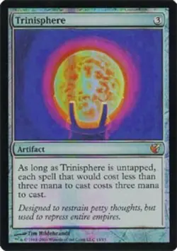 MTG Trinisphere - Foil, Moderate Play, English From the Vault: Exiled - Image 1