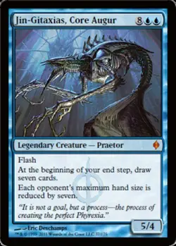 MTG Jin-Gitaxias, Core Augur, NM-Mint, English New Phyrexia - Image 1