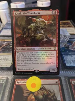 Krark, the Thumbless [Secret Lair: Heads I Win, Tails You Lose] Magic MTG - Image 1