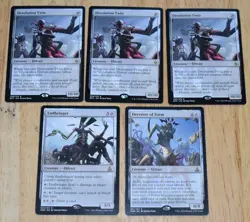 MTG 5x Rare Eldrazi Creature DESOLATION TWIN, DECEIVER OF FORM & ENDBRINGER - Image 1