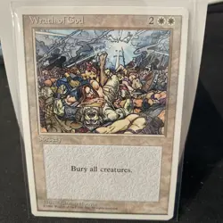 MTG | Wrath of God | NM - Un-Played | Rare 4th Edition | Magic: The Gathering - Image 1