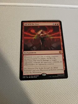 All Will Be One Phyrexia: All Will Be One LIGHTLY PLAYED MTG - Image 1