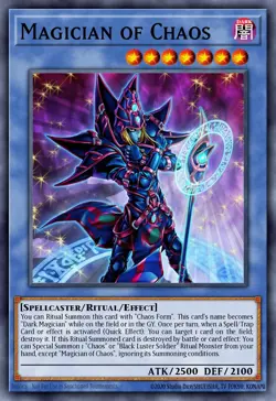 Magician of Chaos MP25-EN266 1st ED Yu-Gi-Oh! ULTRA RARE - Image 1