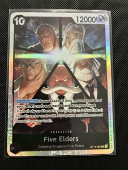 Five Elders OP13-082 Carrying On His Will Foil. One piece. NM - Image 1