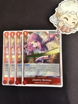 4x EB04-002 Jewelry Bonney R Playset One Piece TCG-The Azure Sea's Seven English - Image 1