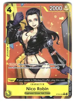 Nico Robin (Full Art) ST29-009 Common Starter Deck 29: Egghead One Piece Foil NM - Image 1