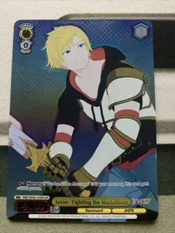 Jaune Fighting the Nuckelavee RWBY WXE01-05 OFR Schwarz RWBY Premium booster - Image 1
