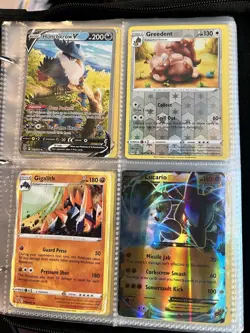 Pokemon TCG Binder Lot English Brilliant Stars/Lost Origin V VMAX Holo 117 cards - Image 4