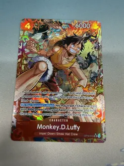One Piece Card Game Monkey D. Luffy SR Alt Art OP16-015 - Image 1