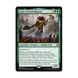 WOTC MtG War of the Spark God-Eternal Rhonas (MR) NM - Image 1