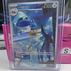 Pokemon Metang 094/086 CR1N Stage 1 Card Metal Claw Guard Press HP 100 - Image 1