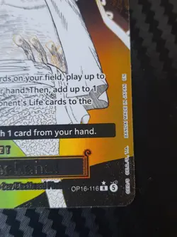 Zehahahahaha! (Alternate Art) OP16-116 One Piece Card Game The Time of Battle - Image 3