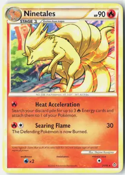 Ninetales Unleashed 20/95 Pokemon Card - Image 1