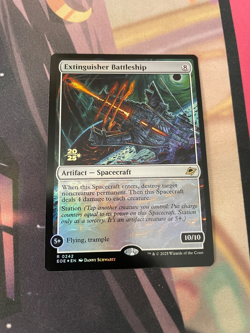 MTG - EXTINGUISHER BATTLESHIP - RARE - PRERELEASE - FOIL - NM - EOE - Image 1