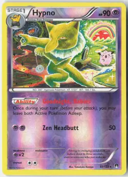 Hypno XY - BREAKpoint 51/122 Pokemon Card Reverse Holo - Image 1