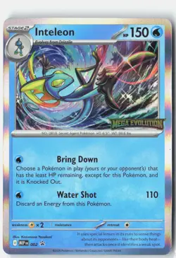 Inteleon ME: Mega Evolution Promo 002 Pokemon Card Normal - Image 1