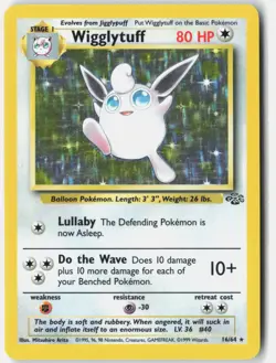 Wigglytuff Jungle Set Pokemon Card Holo - Image 1