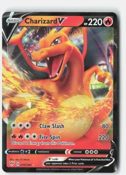 Charizard V SWSH03: Darkness Ablaze 019/189 Pokemon Card Holo - Image 1