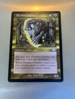 Fleetfoot Panther LP Planeshift Vintage Magic Cards, COMBINED SHIPPING - Image 1