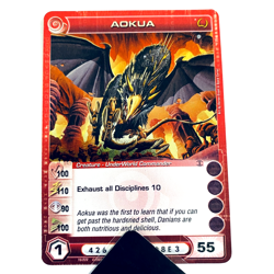 Chaotic TCG Card : Aokua Beyond The Doors 1st Ed. Rare Creature Max Energy & Pow - Image 1