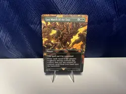 Magic the Gathering Last March of the Ents (Borderless) Lord of the Rings - Image 1