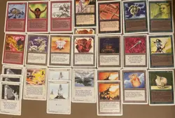 Lot (550) Magic The Gathering Revised 3rd Edition MTG Rares Uncommons Commons - Image 1