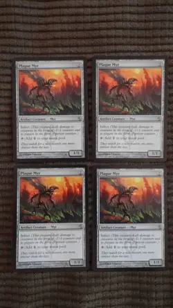 Magic: the Gathering / MtG Plague Myr x4 Mirrodin Besieged - Image 1