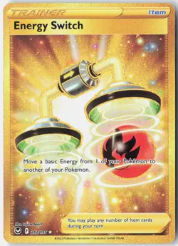 Energy Switch (Secret) SWSH12: Silver Tempest 212/195 Pokemon Card Holo - Image 1