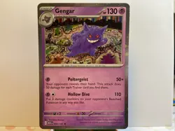Gengar 094/165 - Cosmos Holo 🌀 Swirl - Pokemon Card - Image 1