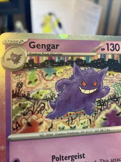 Gengar 094/165 - Cosmos Holo 🌀 Swirl - Pokemon Card - Image 3