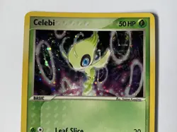 2005 Pokemon TCG Celebi - 029 - Holo Rare Black Star Promo Pokemon swirl - Image 2