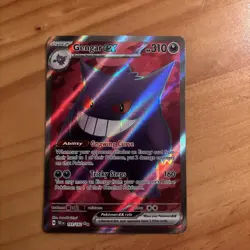 Pokemon TCG: Temporal Forces (193/162): Gengar EX Full Art Ultra Rare (NM) - Image 1