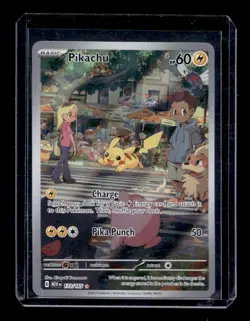 Pokemon Pikachu 173/165 Scarlet & Violet 151 Illustration Rare Full Art - Image 1