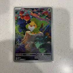 Sewaddle 087/086 Pokemon TCG White Flare Illustration Rare Card English NM - Image 1