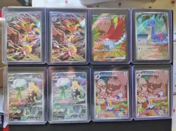 Pokemon Japanese SV9a: Heat Wave Arena Lot of 8 Full Art Cards - - Image 1