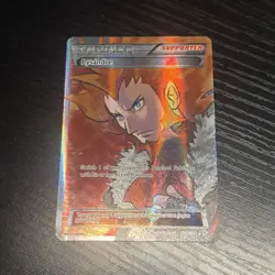 Pokemon TCG Lysandre Trainer Flashfire 104/106 Ultra Rare Holo Full Art - Image 1