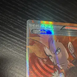 Pokemon TCG Lysandre Trainer Flashfire 104/106 Ultra Rare Holo Full Art - Image 3