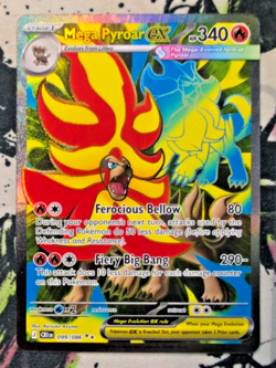 Mega Pyroar Ex 099/086 Pokemon Chaos Rising - Image 1