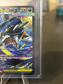 Mega Sharpedo EX 127/094 PHANTASMAL FLAMES FULL ART SIR Pokemon NM Grade Worthy - Image 3