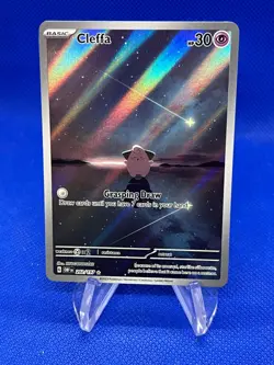 Pokemon SV03 Obsidian Flames Cleffa 202/197 Illustration Rare IR NM - Image 1