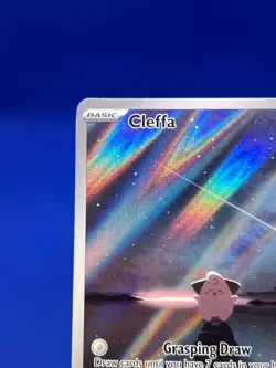 Pokemon SV03 Obsidian Flames Cleffa 202/197 Illustration Rare IR NM - Image 4