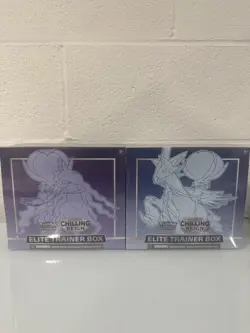 Pokemon Chilling Reign Elite Trainer Box ETB Sword & Shield Sealed (Lot of 2) 820650808630 - Image 1