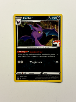 091/163 Crobat Prize Pack Variant Pokemon NM Battle Styles variant NM C - Image 1