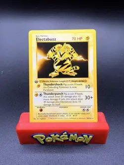 Pokemon Electabuzz 1st Edition Base Set Shadowless 20/102 near mint - - Image 1